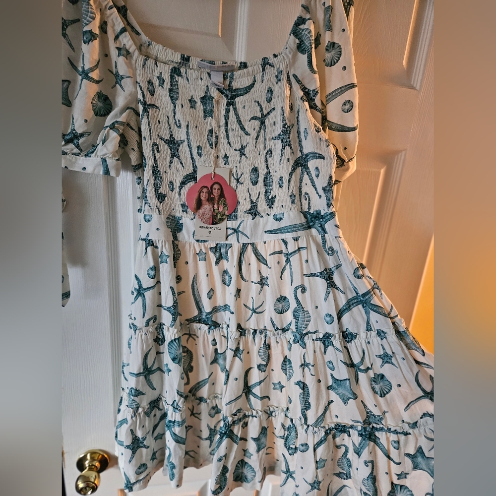 Sea print dress